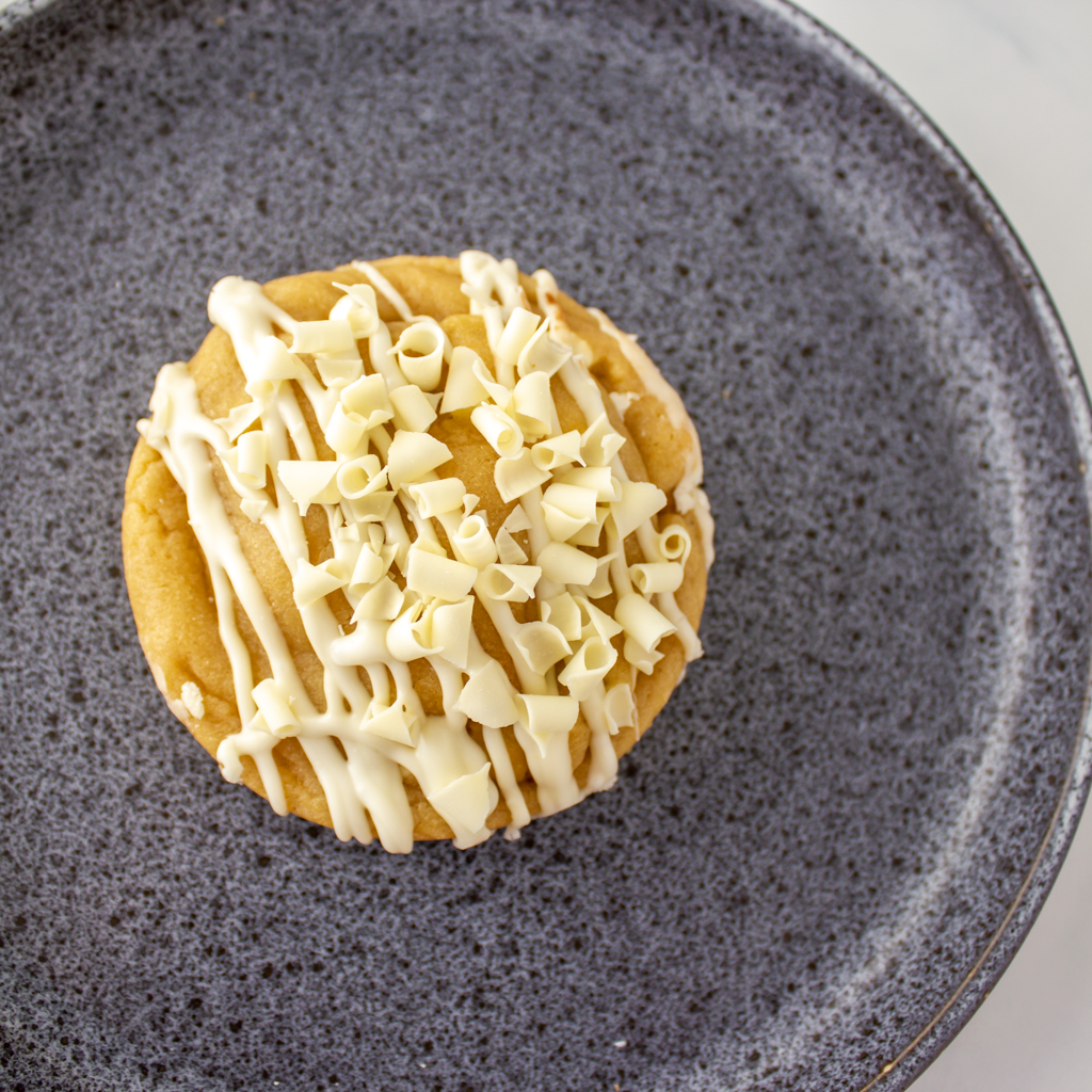 Lemon & White Chocolate Stuffed Deluxe Cookie