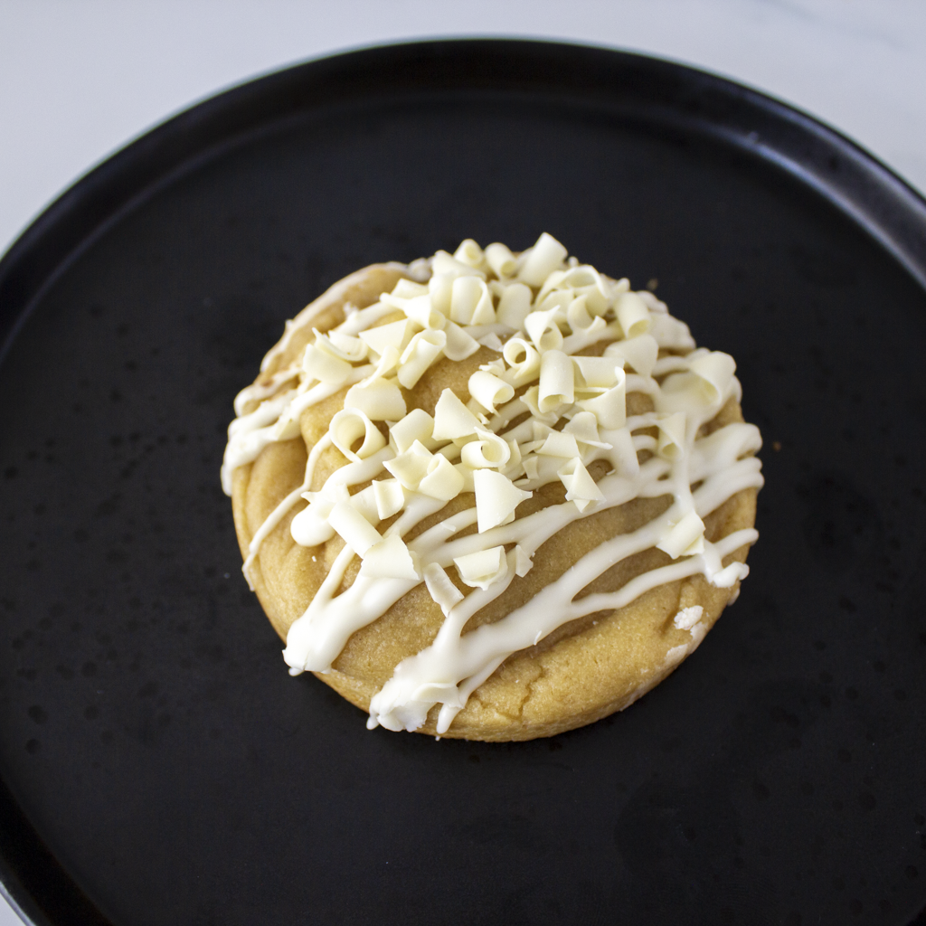 Lemon & White Chocolate Stuffed Deluxe Cookie