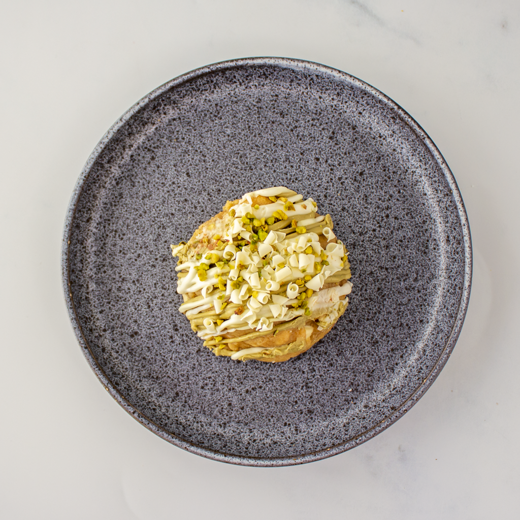 Pistachio & White Chocolate Stuffed Deluxe Cookie