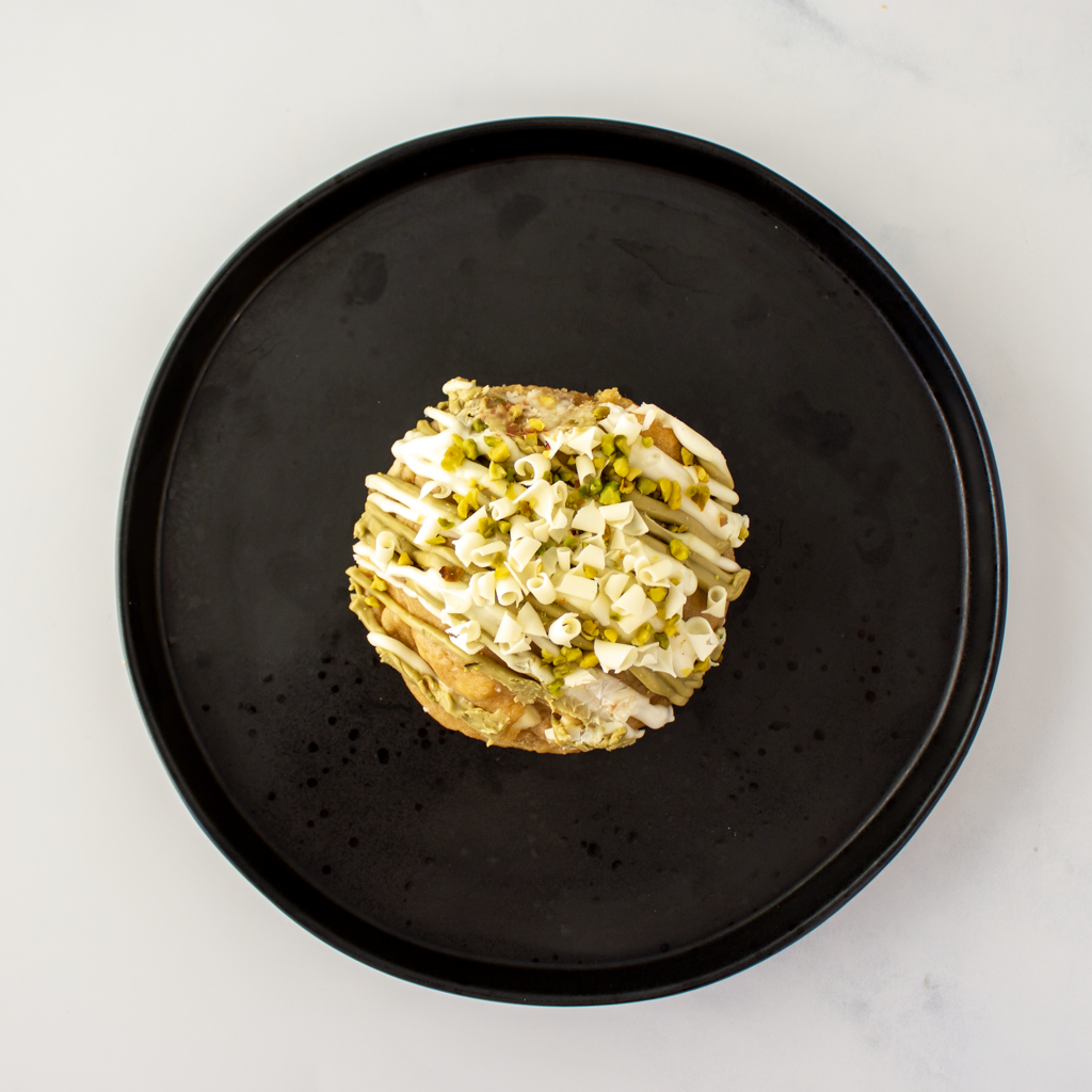 Pistachio & White Chocolate Stuffed Deluxe Cookie