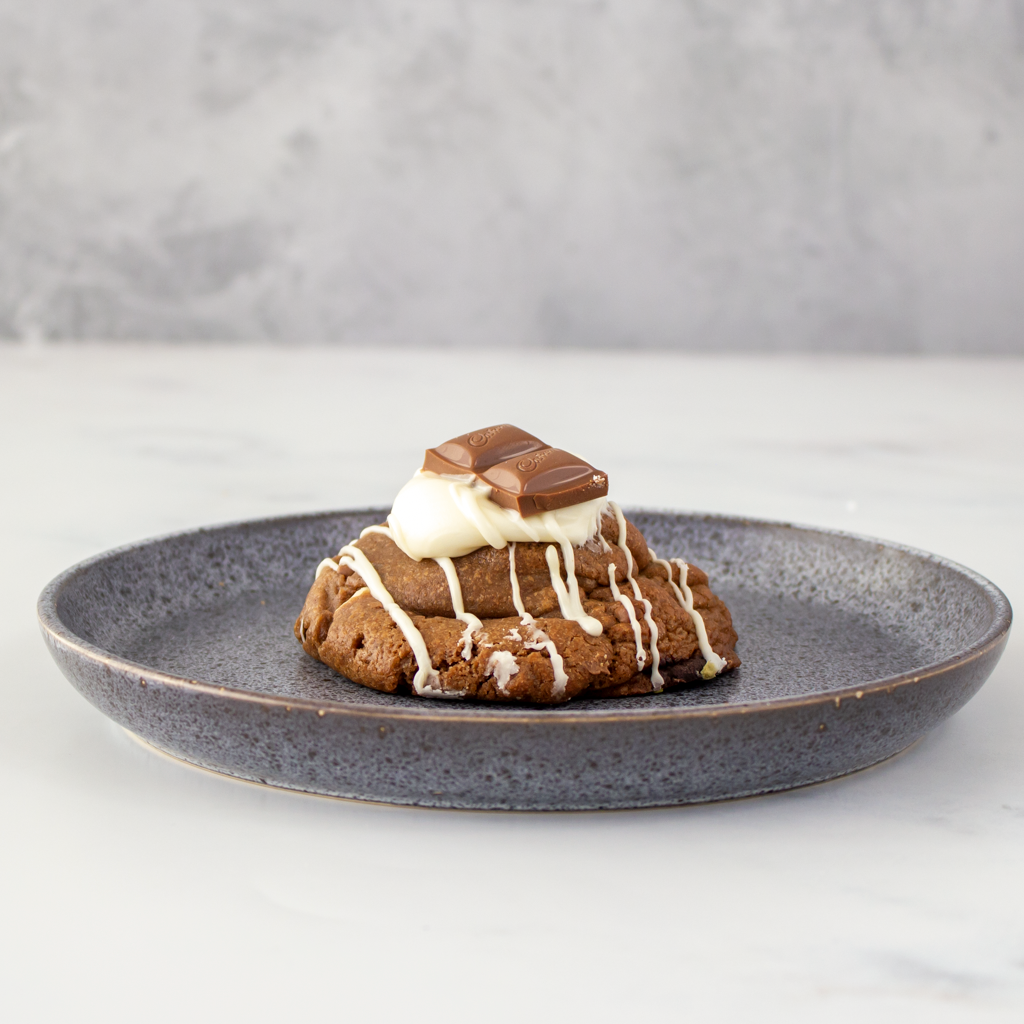 Triple Chocolate Stuffed Deluxe Cookie