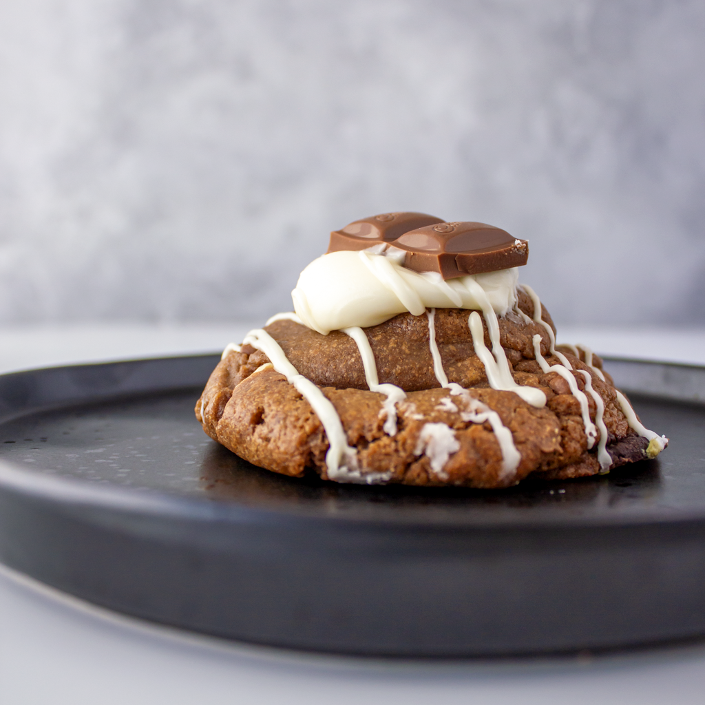 Triple Chocolate Stuffed Deluxe Cookie