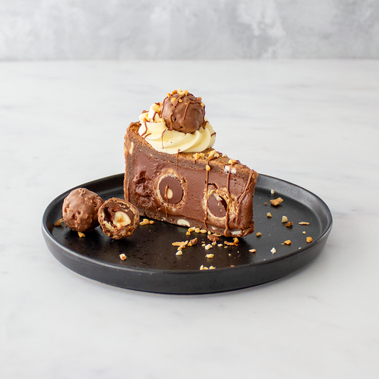 Hazelnut Truffle Cookie Pie Slice