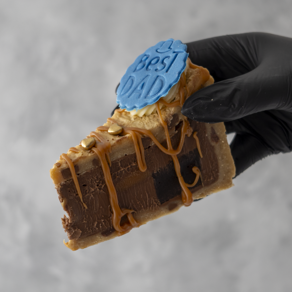 PRE-ORDER - Full Limited Edition Father’s Day Salted Caramel Brownie Cookie Pie - 12 Slices