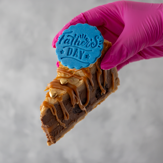 PRE-ORDER - Full Limited Edition Father’s Day Salted Caramel Brownie Cookie Pie - 12 Slices