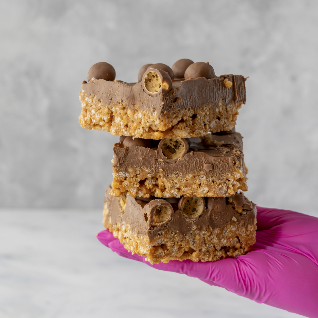 Crispie Slab with Malteser