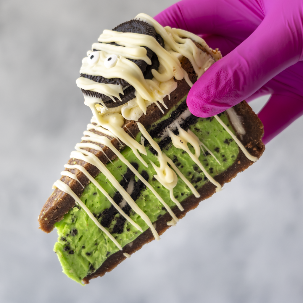 Midnight Monster Cookies 'n Cream Pie Slice