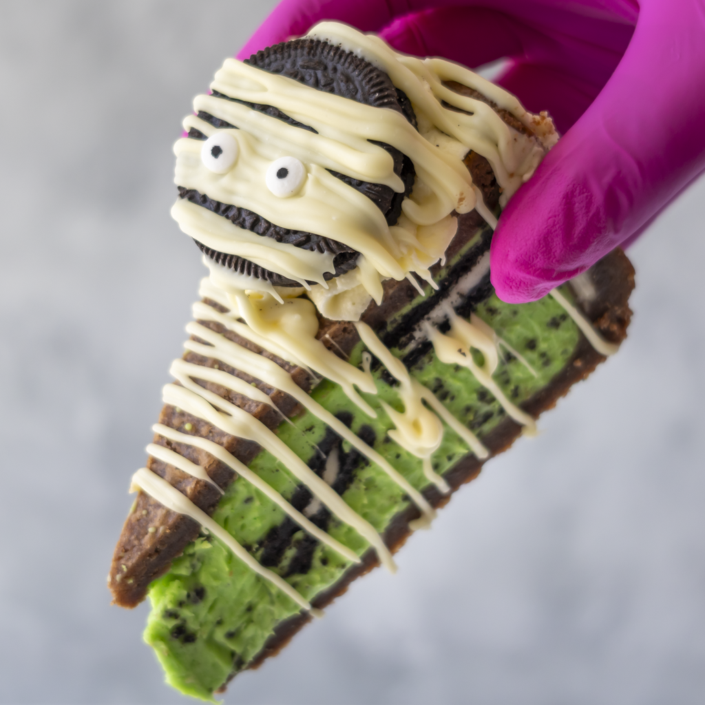 Midnight Monster Cookies 'n Cream Pie Slice