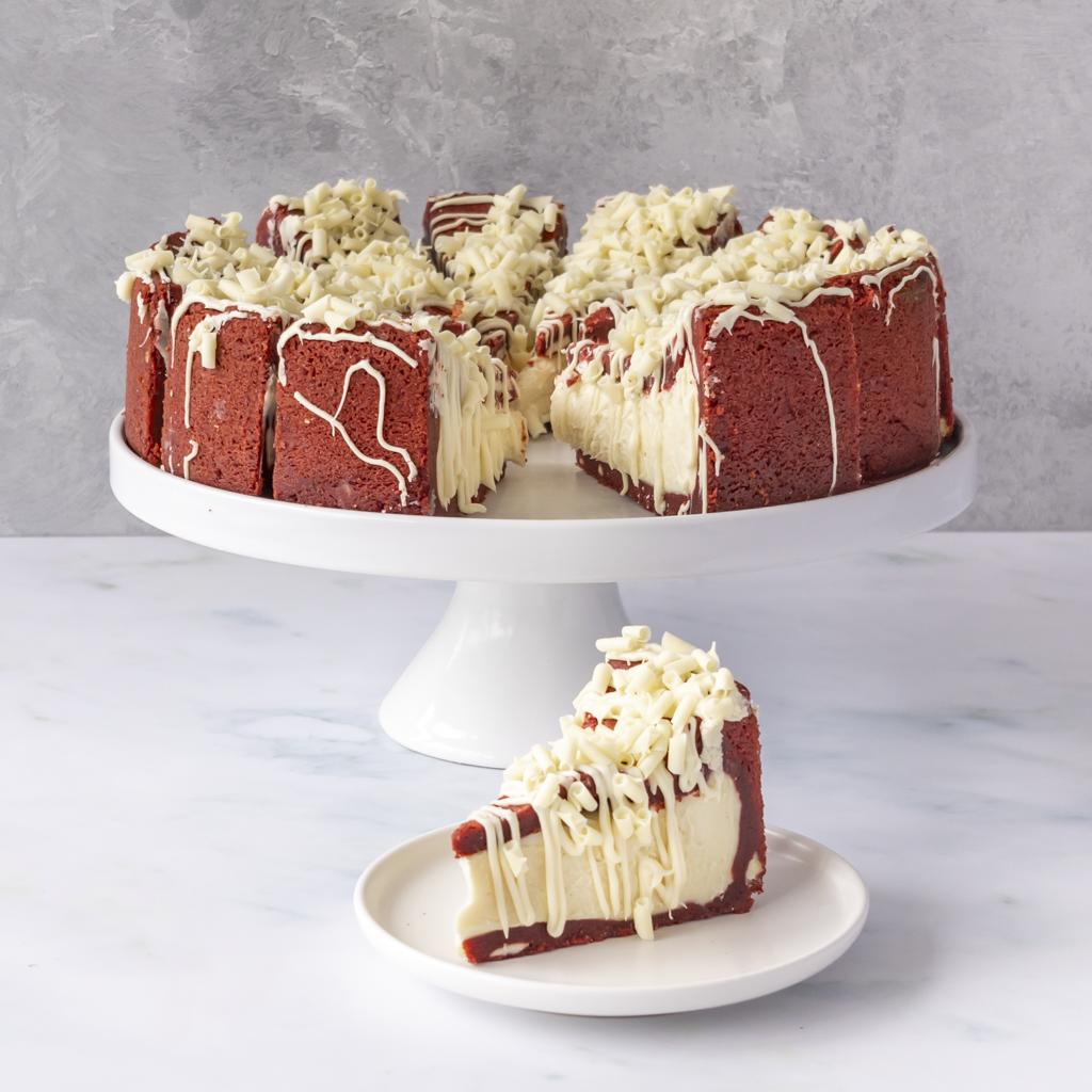 PREORDER - Full Red Velvet Cookie Pie Slice - 12 Slices