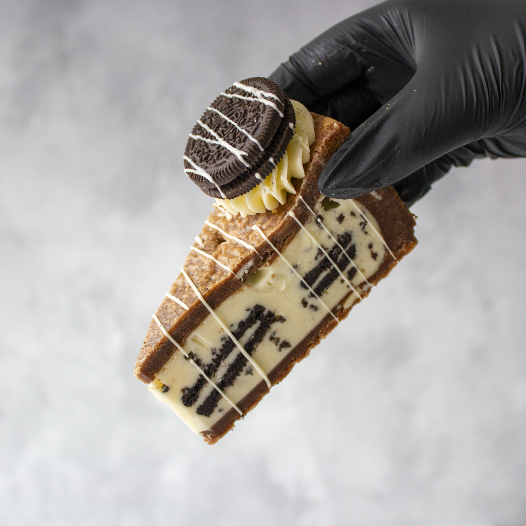 Cookies ’n Cream Cookie Pie Slice