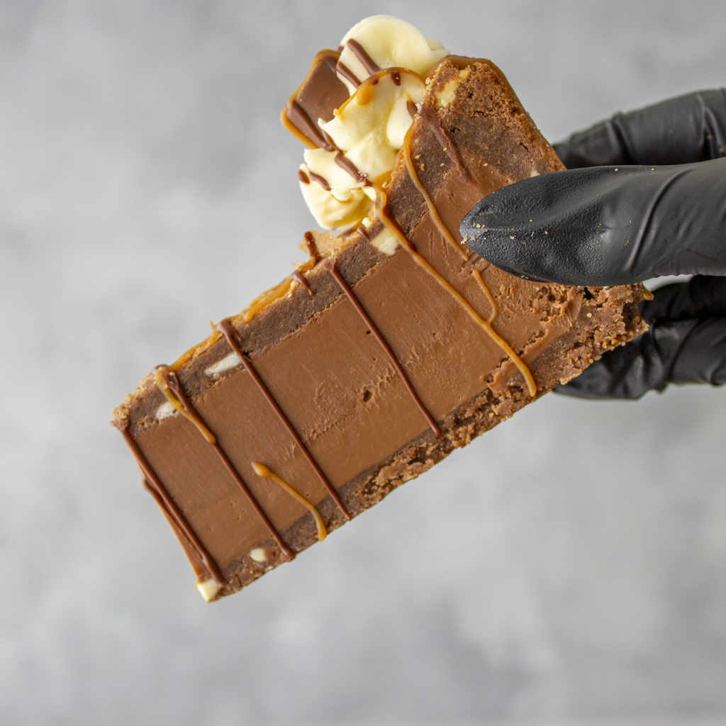 Rolo Cookie Pie Slice