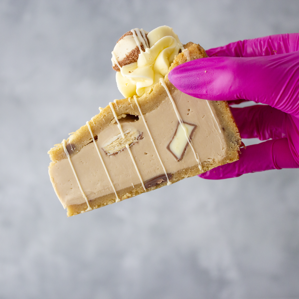 White Bueno Cookie Pie Slice